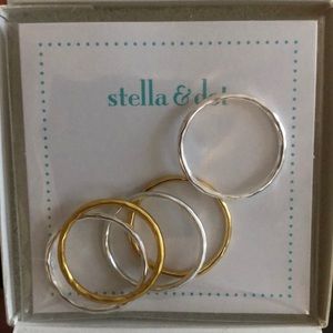 Stella & Dot stacked rings